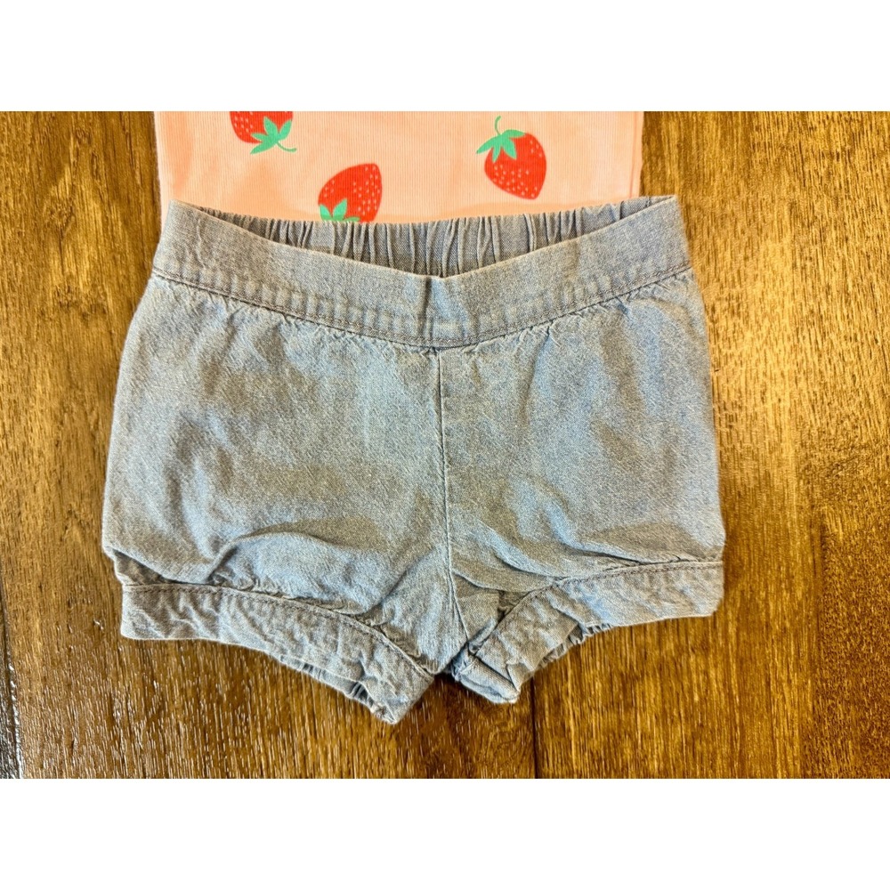 Carter's Baby Clothes Girl 3 Months Outfits Bodysuit Tank Tops Shirts Shorts Lot - Picture 4 of 12